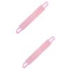 FOYTOKI 2pcs Tanning Back Lotion Applicator Strap Flocking Material for Even Application Convenient for All Ages for Self-tanning Lotion Sunscreen and Oils view 1
