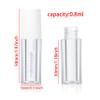 COSIDEA 26pcs 0.8ml White Empty mini mascara tubes with wand for castor oil 1ml eyelash growth tube packing sample size containers view 2