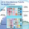 Color Nymph Eye Shadow Palette MakeupHighly Pigmented 54 Colors Face Palette with Matte Shimmer FinishesVegan & Cruelty Free Travel Size Makeup Pallet (Blue) view 2