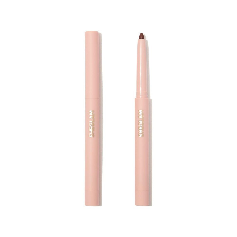 SHEGLAM Lip Liner Creamy Matte Pencil High Pigment Not Easy to Fade Silky Smooth Matte Contour Tint Lip Makeup-But First,Coffee