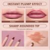 SHEGLAM Lip Liner Creamy Matte Pencil High Pigment Not Easy to Fade Silky Smooth Matte Contour Tint Lip Makeup-Toasted view 4