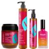 ECOLCHIPRO Ecolchi Hair Mask Shampoo Leaving-in Conditioner Argan Oil Set Collagen Hair Treatment Deep Repair Conditioning for Dry Damaged Hair All Hair Types 550+750+200+60ml view 1