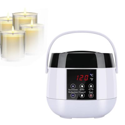 YSFHYAN 500 ml Smart LCD Display Wax Heater,Hair Removal Wax-Melt Machine,Smart Wax Melting Machine,Electric Wax Melter,LED Screen Displays Temperature,for Rapid Wax Melting and Hair Removal