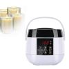 YSFHYAN 500 ml Smart LCD Display Wax Heater,Hair Removal Wax-Melt Machine,Smart Wax Melting Machine,Electric Wax Melter,LED Screen Displays Temperature,for Rapid Wax Melting and Hair Removal view 1