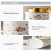 Kitchen Wall Decor,Foam Soap Dispenser Rose Print Foam Pump Bottle Elegant Foam Hand Soap Dispenser Boho Soap Foam Dispenser Vintage Ceramic Soap Dispenser Farmhouse Home Decor Small Rose view 4
