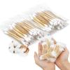 100 PCS (10 Pack of 10) Travel Size Cotton Swabs for Ears,Individually Wrapped Cotton Swabs,Round Tipped Round Ear Swab,Ear Sticks,Travel Ear Cleaning Cotton Buds for Travel Makeup,Hotel view 1