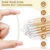 1000 PCS (100 Pack of 10) Travel Size Cotton Swabs for Ears,Individually Wrapped Cotton Swabs,Round Tipped Round Ear Swab,Ear Sticks,Travel Ear Cleaning Cotton Buds for Makeup,Hotel,Camping view 3