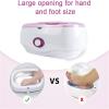COYEUX 4L Paraffin Wax Machine for Hand Foot, 280W Paraffin Wax Warmer, with 0-60 C Adjustable for Moisturise and Renew The Skin view 4