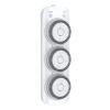 Aniwini Wall Mounted Back Scrubber, 360 Rotation Electric Back Bath Brush with 3 Large Shower Brush Heads, Adjustable Up and Down 64cm, 3-Speed Adjustment, Full Body Waterproof view 1