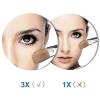 PDOLIGBDN Double-Sided Cone Mirror, 3X Expandable Mirror, Wall-Mounted Makeup Mirror, Folding Mirror, 360 Degree Rotating Bathroom Mirror(Zirconium Gold) view 4