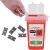 Blade Container, Plastic, Environmental Friendly, Chemical Against, with Disposal Blade Collect, for Storing The discarded Blade (Red) view 2