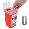 Blade Container, Plastic, Environmental Friendly, Chemical Against, with Disposal Blade Collect, for Storing The discarded Blade (Red) view 3