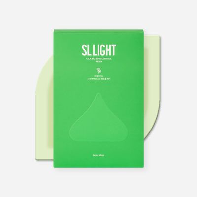 SLLIGHT Cica Bio Spot Control Patch (1 Box, 62pcs) | Soothing Acne Patch for Redness & Blemishes | With Cica, Niacinamide & Tea Tree | Gentle for Sensitive Skin | Korean Skincare