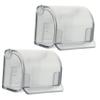 Healeved 2pcs Wall Mounted Holder for Bathroom Organizer Detachable Design for Safe and Convenient Shaving Storage for Home and Travel Use view 1
