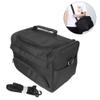 Barber Tool Bag, Black Barber Carrying Case Portable Hairstylist Traveling Bag, Hairdressing Tool Storage Bag, Hair Styling Accessories Organizer (Black) view 3