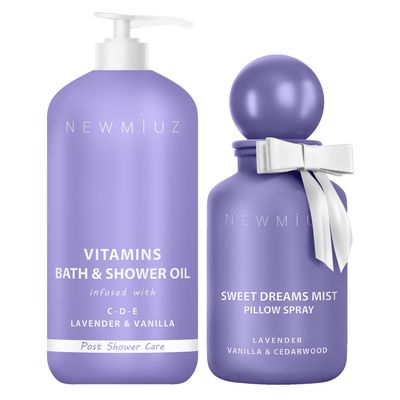 New Miuz Luxurious Lavender scented Bath Set Pack of 2
