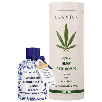 Luxurious Peppermint Bath Set Pack of 2