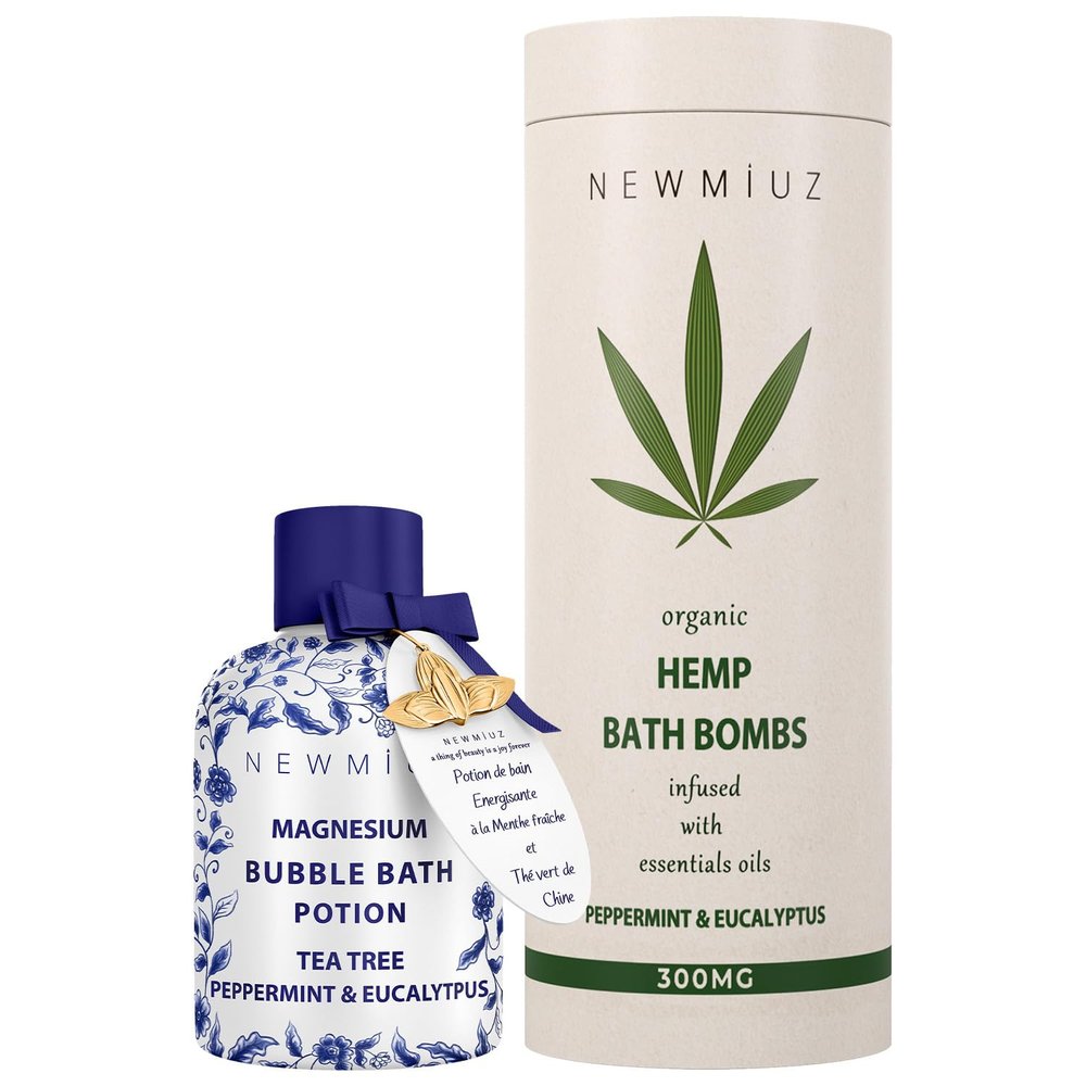 Luxurious Peppermint Bath Set Pack of 2