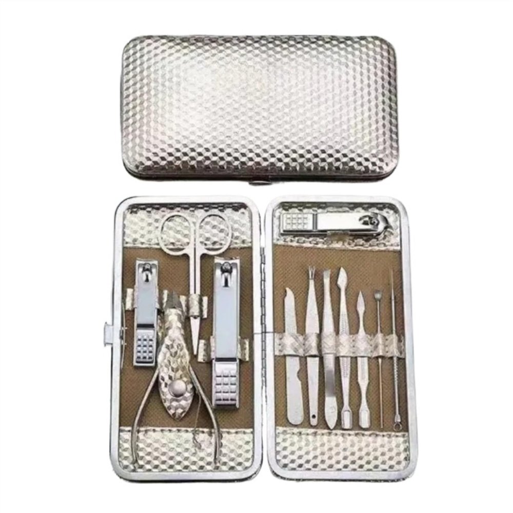 CFGH6FDF Nail Clippers Set Nail Clipper Set 12 Piece Set Nail Clipper Beauty Manicure Tool Set Nail Clipper Gift Set Golden Hand Foot Care Tools Pedicure Nail Trimming Kit