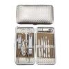 CFGH6FDF Nail Clippers Set Nail Clipper Set 12 Piece Set Nail Clipper Beauty Manicure Tool Set Nail Clipper Gift Set Golden Hand Foot Care Tools Pedicure Nail Trimming Kit view 1
