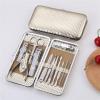 CFGH6FDF Nail Clippers Set Nail Clipper Set 12 Piece Set Nail Clipper Beauty Manicure Tool Set Nail Clipper Gift Set Golden Hand Foot Care Tools Pedicure Nail Trimming Kit view 2