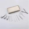 CFGH6FDF Nail Clippers Set Nail Clipper Set 12 Piece Set Nail Clipper Beauty Manicure Tool Set Nail Clipper Gift Set Golden Hand Foot Care Tools Pedicure Nail Trimming Kit view 3