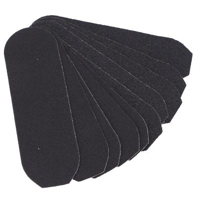 10pcs Replacement Pedicure File Refills, Coarse Fine Sandpaper Foot Rasp Refills Pads for Dead Skin Smoothing, 14 x 4.5cm Sandpaper, Professional Foot Care Tool with 3