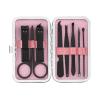 CFGH6FDF Nail Clippers Set 8 Pcs Manicure Nail Clipper Set Multifunction Household Stainless Steel Ear Spoon Nail Clippers Pedicure Nail Scissor Nail Trimming Kit(Pink) view 2