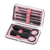 CFGH6FDF Nail Clippers Set 8 Pcs Manicure Nail Clipper Set Multifunction Household Stainless Steel Ear Spoon Nail Clippers Pedicure Nail Scissor Nail Trimming Kit(Pink) view 3