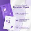 Dr. NOON Oil-Based Makeup Remover & Soothing 2-Step Wipes with Pot Marigold & Melatonin for Heavy Makeup Removal, Eye Wellness | Nourishes & Hydrates Sensitive Skin, Individually Wrapped, 40 wipes view 3