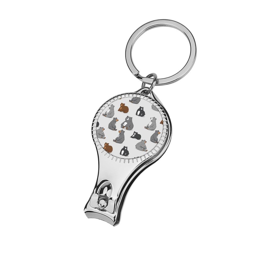 Bear Nail Clippers Professional Fingernail and Toenail Clipper Cutters Manicure Tools for Adults