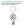 Bear Nail Clippers Professional Fingernail and Toenail Clipper Cutters Manicure Tools for Adults view 2
