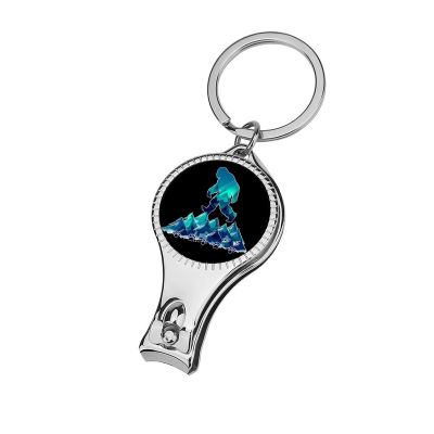 Bigfoot Pawprint Sasquatch Mountains Nail Clippers Professional Fingernail and Toenail Clipper Cutters Manicure Tools for Adults