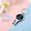 Bigfoot Pawprint Sasquatch Mountains Nail Clippers Professional Fingernail and Toenail Clipper Cutters Manicure Tools for Adults view 4
