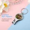 Cute Highland Cow Eating Wildlife Nail Clippers Professional Fingernail and Toenail Clipper Cutters Manicure Tools for Adults view 4