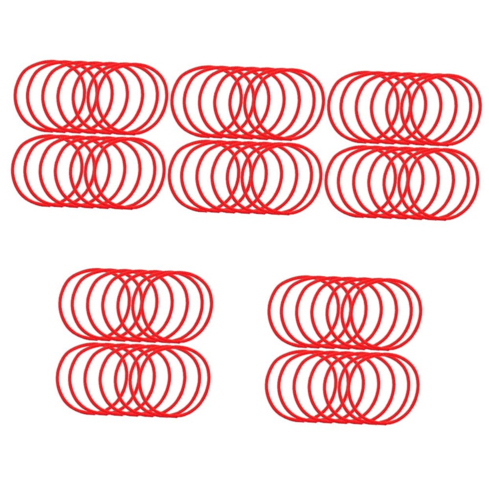 HONMEET 500pcs Thin Hair Bands Hair Ties for Girls No Damage Elastic for Boys and Girls Ponytails Thickness for Daily Use and Festivals