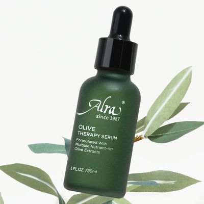 Alra Olive Therapy Serum for Face, Face Serum with 22% Olive Extracts, Reduces Redness & Acne, Rapidly Clear Breakout for Teens Adults, fit Oily & Acne-Prone Skin, 1 fl oz/30ml