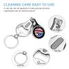 American Flag Baseball Nail Clippers Professional Fingernail and Toenail Clipper Cutters Manicure Tools for Adults view 3