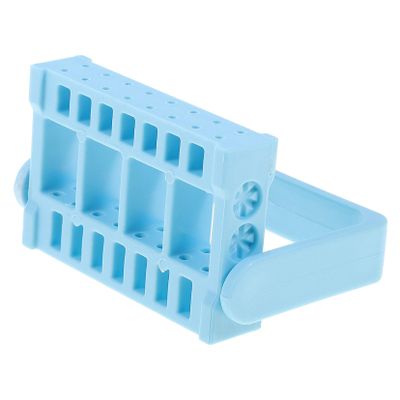 16 Hole Nail Grinding Tool Box Plastic Organizer for Salon Bits