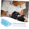 16 Hole Nail Grinding Tool Box Plastic Organizer for Salon Bits view 2