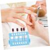 16 Hole Nail Grinding Tool Box Plastic Organizer for Salon Bits view 4
