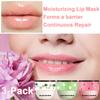 3 Pcs Bee Coconut Apple Honey Pot Lip Mask Sleeping Mask Hydrate Repair Prevent Dry Cracked Lip Exfoliator Care (Strawberry+Apple Lime) view 2