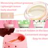 3 Pcs Bee Coconut Apple Honey Pot Lip Mask Sleeping Mask Hydrate Repair Prevent Dry Cracked Lip Exfoliator Care (Strawberry+Apple Lime) view 3