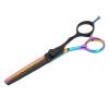Stainless Steel Beard Scissors, 6 20cm Beard Scissors, Nose Hair Scissors with Ergonomic Handle, Professional Hairdressing Scissors for Hairdressers and Salon Staff (Thinning view 2