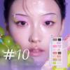 ChongTai 1PC NEW Qianyan 16 Colors Eyeshadow Palette, QianYan Eyeshadow Multichrome Shimmer Matte Facial Highlighter Eyeshadow Palette (Queyue) view 2