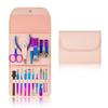 NVVVNX 4-16pcs Nail Cutter Set Stainless Steel Nail Clippers Set with Folding Bag Manicure Cutter Kits Scissors Makeup Beauty Tools(Gold) view 1