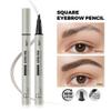 2 Pack Microblading Eyebrow Pen and Brow Tint for Women with Angled Brush & Dip to Effortlessly Create Natural Hair Like Brows, Waterproof Fast Eye Brow Makeup Pencil, Last All Day (Medium Brown) view 4