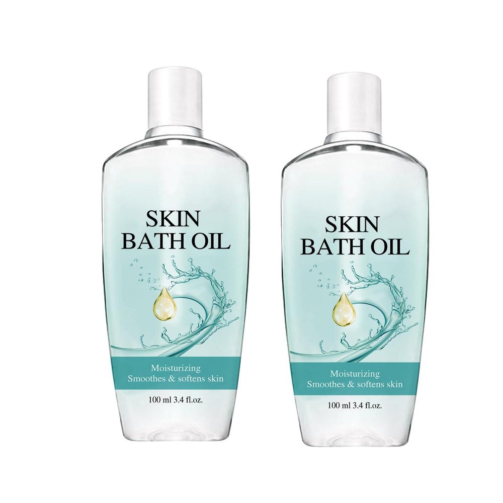 Skin Bath Oil, Clean Hydrated and Brightened Skin, Moisturizing Smoothing and Softens Dry Or Rough Skin