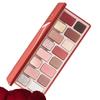 ChongTai 1PC NEW Qianyan 16 Colors Eyeshadow Palette, QianYan Eyeshadow Multichrome Shimmer Matte Facial Highlighter Eyeshadow Palette (Qingmu) view 1