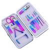 NVVVNX Nail Scissors Set Colorful Folding Stainless Steel Acne Needle Ear Spoon Nail Clipper Multi-Function Professional Manicure Tool(12 pcs) view 1